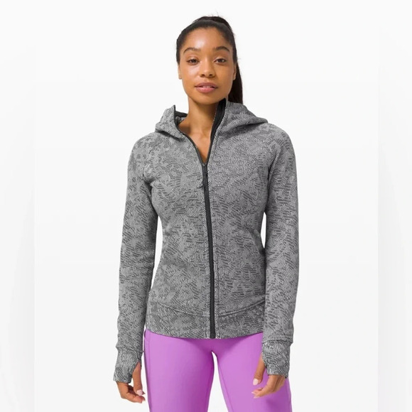 ππ€ Lululemon Scuba Full Zip Hoodie Seawheeze 2020 Illusionary Max Alpine White - Picture 14 of 15
